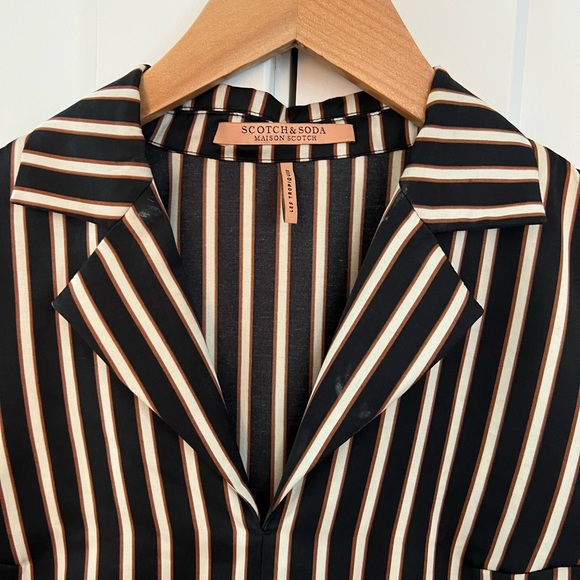 Striped Work Dress - Picture 3 of 5